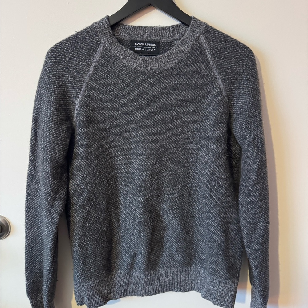 Banana Republic Charcoal Crewneck Sweater
